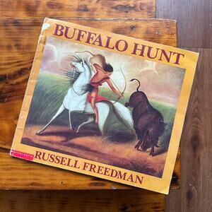 Vintage 1992 Scholastic Buffalo Hunt Native American Paperback Book